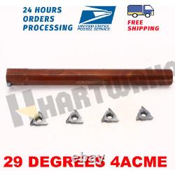 Lathe Internal Threading vertical 29 Degree 4ACME Threading Turning Insert 10PCS