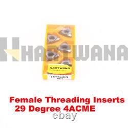 Lathe Internal Threading vertical 29 Degree 4ACME Threading Turning Insert 10PCS