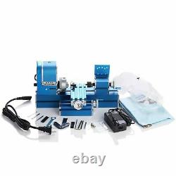 Lathe Machine DIY Tool Metal Mini Turning Metal Lathe Motorized Metalworking US