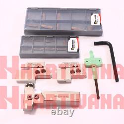 Lathe Parting Grooving Cut-Off Combination Module Holder With Inserts 2mm 3mm