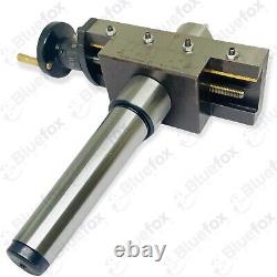 Lathe Taper Turning Attachment Cross Slide MT3 Shank With Revolving Live Center