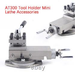 Lathe Tool Post Holder Assembly Mini Lathe Cutting AT300 Tool Holder 80mm Stroke