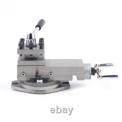 Lathe Tool Post Holder Assembly Mini Lathe Cutting AT300 Tool Holder 80mm Stroke