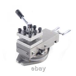 Lathe Tool Post Holder Assembly Mini Lathe Cutting AT300 Tool Holder 80mm Stroke