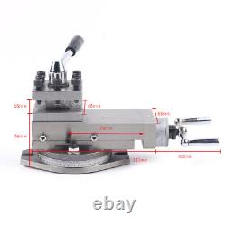 Lathe Tool Post Holder Assembly Mini Lathe Cutting AT300 Tool Holder 80mm Stroke