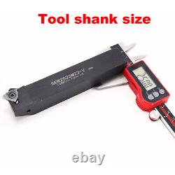 Lathe Turning Tool Holder Indexable Grooving Threading Inserts Width 2mm 3mm