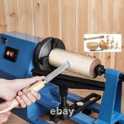 Lathe Wood Turning Machine Woodworking Lathe Adjustable Speed Lathe 370With550W