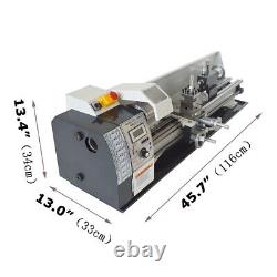 MT5 Precision Metal Lathe 110V 900WBrushless Motor Lathe 1163334cm 180lb