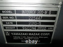 Mazak Integrex 200 IV S 5-axis Cnc Turning Center Lathe New 2010 Mazak Integre