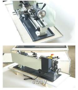 Metal Bench Lathe Mini Precision Wood Lathe Turning Machine 2500rpm 220V 110V