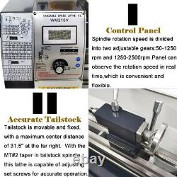 Metal Lathe 8x31 Inch Thread Double Chuck Metal Lathe 1100W 110V MT5