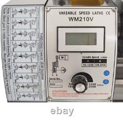 Metal Lathe Horizontal Lathe WM210V Small Brushless Lathe Turning Face Machining