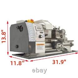 Metal Lathe Horizontal Lathe WM210V Small Brushless Lathe Turning Face Machining