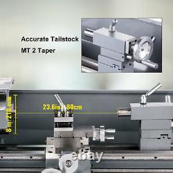 Metal Lathe Mini Lathe 8.7x23.6 1.1KW for Counter Face Turning Brushless Motor