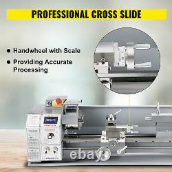 Metal Lathe Mini Lathe 8.7x23.6 1.1KW for Counter Face Turning Brushless Motor