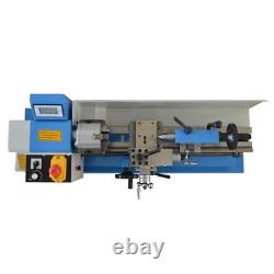 Metal Lathe Precision Bench Lathe Brushless Motor All Metal Gears Variable Speed