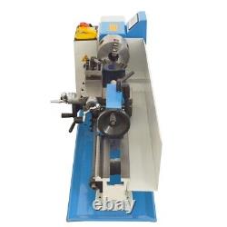Metal Lathe Precision Bench Lathe Brushless Motor All Metal Gears Variable Speed