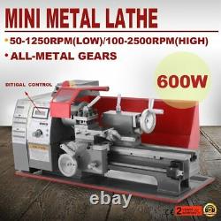 Metal Turning Lathe Machine 2500RPM Automatic Milling 600W Mini Woodworking