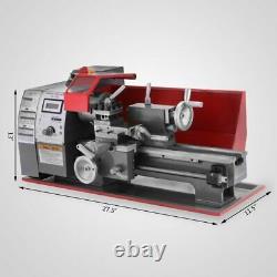 Metal Turning Lathe Machine 2500RPM Automatic Milling 600W Mini Woodworking