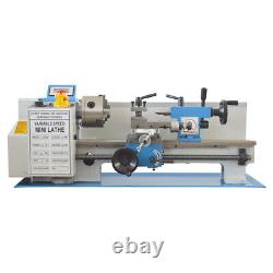 Metalworking Bench Lathe Teaching Lathe 110V 750W Metric Thread Brushless Motor