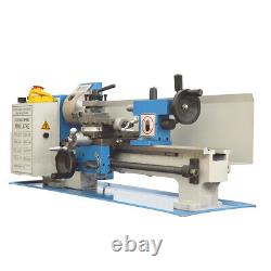 Metalworking Bench Lathe Teaching Lathe 110V 750W Metric Thread Brushless Motor