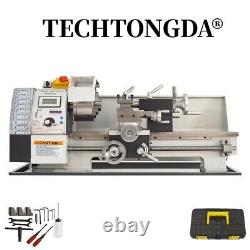 Metric Thread Precision Metal Wood Bench Lathe 900W 8X16 Brushless Motor