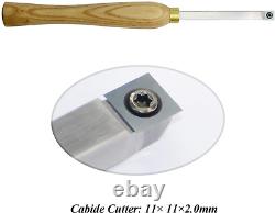 Mini Carbide Tipped Wood Lathe Turning Tools Combo Set Rougher Detailer Finisher