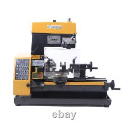 Mini Lathe CT125 Drilling And Milling Machine Woodworking Metal Bench Driller US