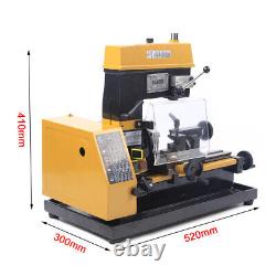 Mini Lathe CT125 Drilling and Milling Machine Woodworking Metal Bench Driller US