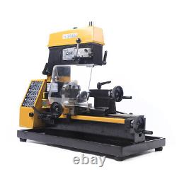 Mini Lathe CT125 Drilling and Milling Machine Woodworking Metal Bench Driller US