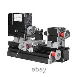 Mini Lathe Kit, 12V DC 60W 12000RPM High Power Micro Lathe Machine Mini Lathe