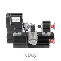 Mini Lathe Kit, 12V DC 60W 12000RPM High Power Micro Lathe Machine Mini Lathe