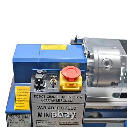 Mini Metal Lathe 7x14 Metalworking Woodworking 2500RPM Turning Milling 110V