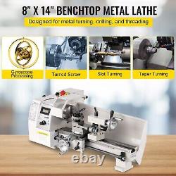 Mini Metal Lathe Machine 8x14 (210350 mm) 650W Variable Speed Metal Working