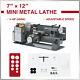 Mini Metal Lathe For Turning Cutting Drilling Threading 2250rpm 550w 7x12 Inches