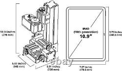 Mini Milling Machine DIY Woodworking Soft Metal Lathe Hobby Processing Tool 36W