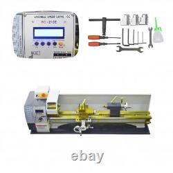 Miniature High Precision Electronic Metal Lathe Metric Thread 110V RC-210E Model