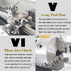 Miniature High Precision Electronic Metal Lathe Metric Thread 110V RC-210E Model