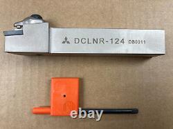 Mitsubishi DCLNR-124 Indexable Turning Tool Holder for Lathe 3/4 Square Shank