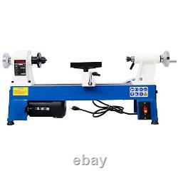 NEW-Benchtop Wood Lathe 10 x 18 Wood Lathe Machine 5 Variable Speeds 500/