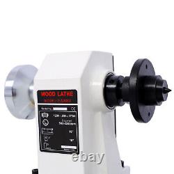 NEW-Benchtop Wood Lathe 10 x 18 Wood Lathe Machine 5 Variable Speeds 500/