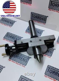 NEW IMPROVED Lathe Taper Turning Attachment MT3 Shank Revolving Live Center USA
