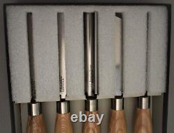 NEW ROCKLER 5 pc. TURNING TOOL SET 19 1/4 HSS LATHE WOODTURNING BOXED ERGONOMIC