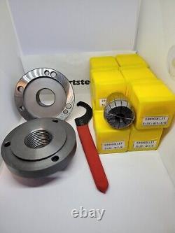 New Atlas/Craftsman ER40 Chuck & Collets with 1-1/2-8 adapter for 9-12 lathes