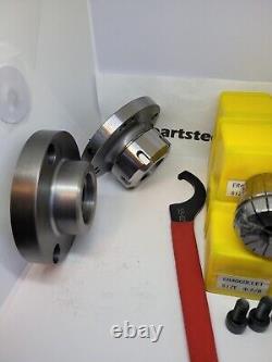 New Atlas/Craftsman ER40 Chuck & Collets with 1-1/2-8 adapter for 9-12 lathes