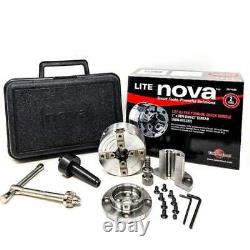 Nova 48306 G3 Lite Pen Turning Chuck Bundle Direct Thread 1 x 8TPI