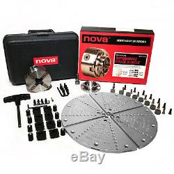 Nova Lathes 23104 SN2 Bowl Turning Bundle 23055 Insert Chuck 6040, 6030+Case New