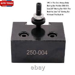 OXA Wedge Tool Post Holder Set 250-000 + 4 Extra Holders For Mini Lathe up to 8