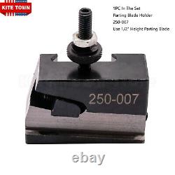 OXA Wedge Tool Post Holder Set 250-000 + 4 Extra Holders For Mini Lathe up to 8