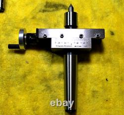 Offset Tailstock with Live Center, Dead Center for Turning, MT1, MT2 & MT3 Shanks